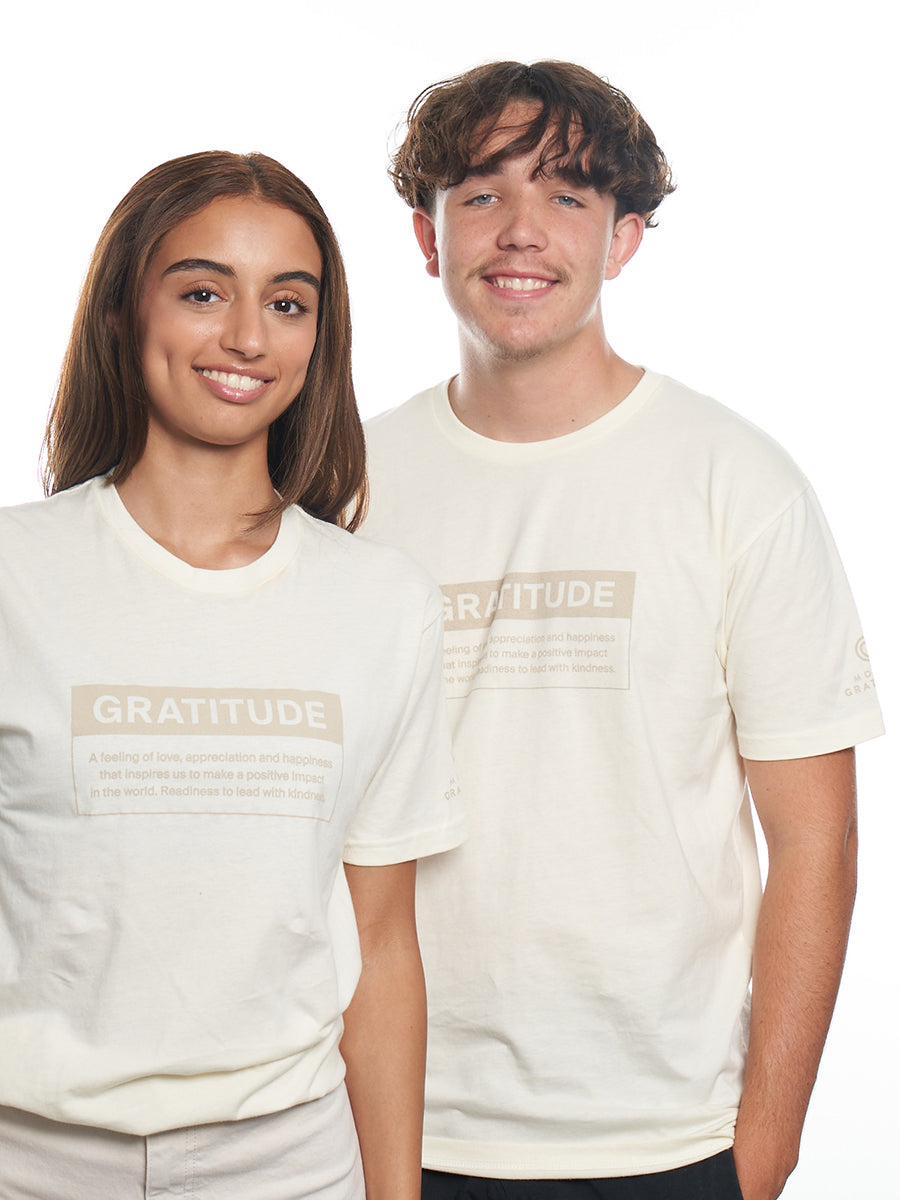 Gratitude Definition Ivory Unisex Tee